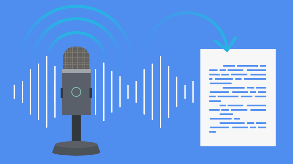 音声入力のイメージ