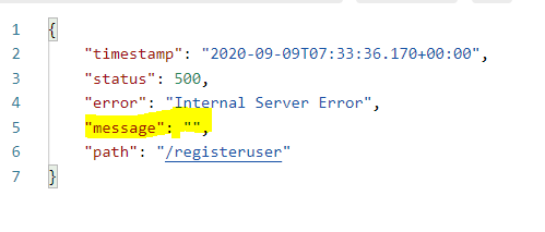 APIエラーの表示例