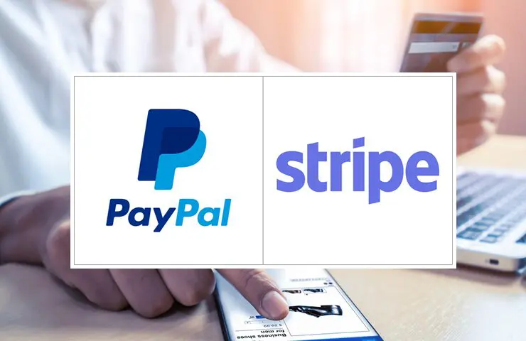 Stripe vs PayPal ロゴ並び