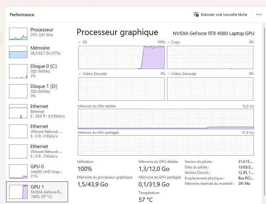GPUを持っているのにCPUで動いている