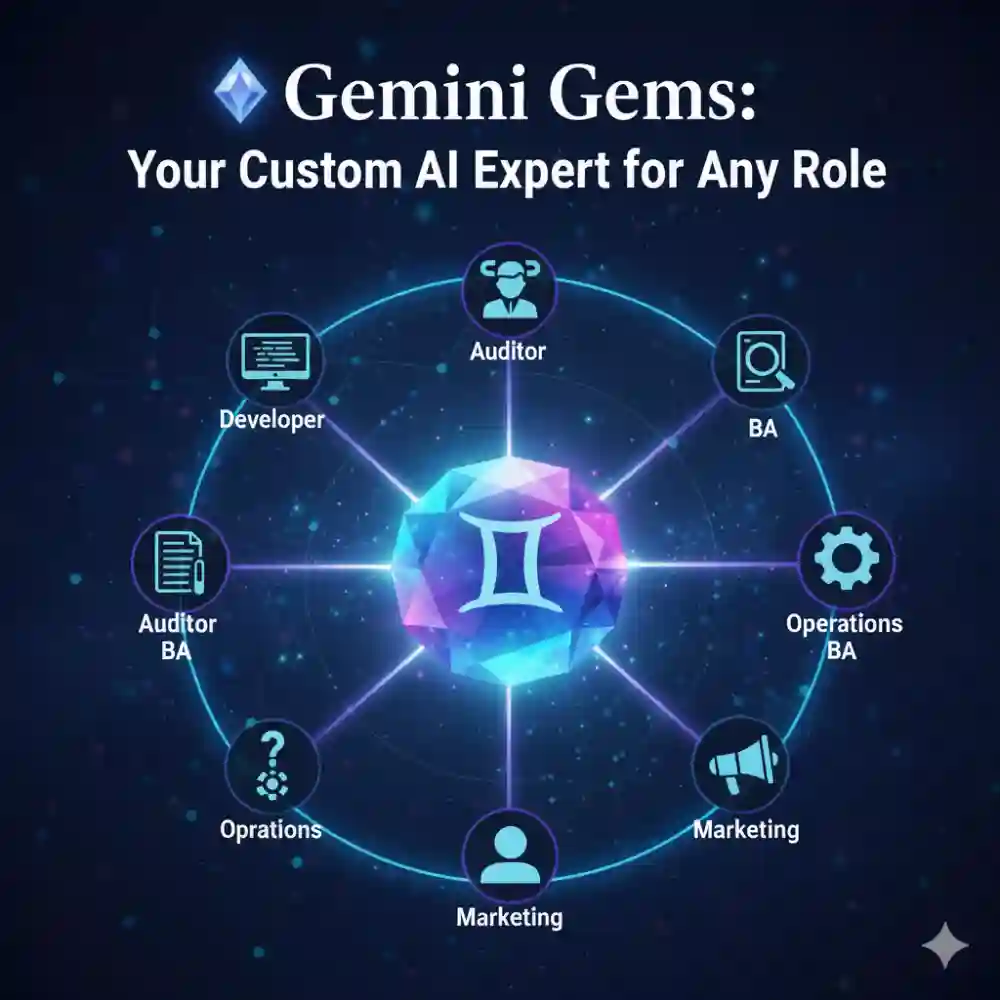 Google GeminiでカスタムGemを作成する設定画面