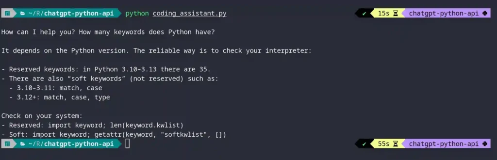 PythonからOpenAI Responses APIを呼び出すコード例