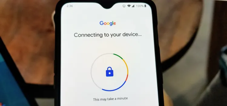 Googleアカウントのセキュリティ設定画面